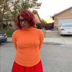 Orange “Velma” Sweater